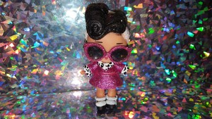 lol doll face glitter
