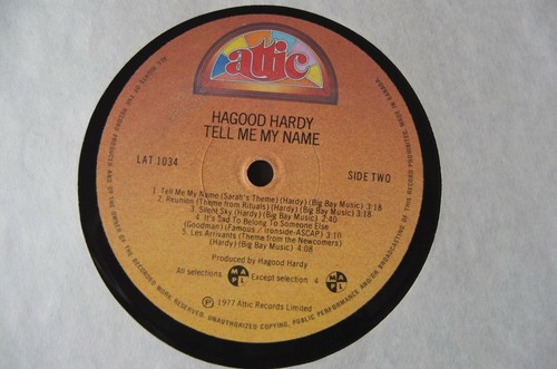 HAGOOD HARDY TELL ME MY NAME LP ATTIC (1977) EX++ PIANO +ACC. CANADA SHRINK - Imagen 2 de 4