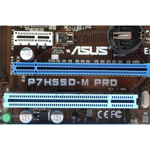 1Pc Used ASUS P7H55D-M PRO Socket 1156 Micro ATX MotherBoard Intel H55 - Picture 3 of 4