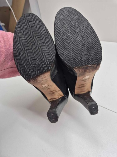 LK. Bennett Ankle Boots Black Leather Women's Size UK 3 - Picture 9 of 15