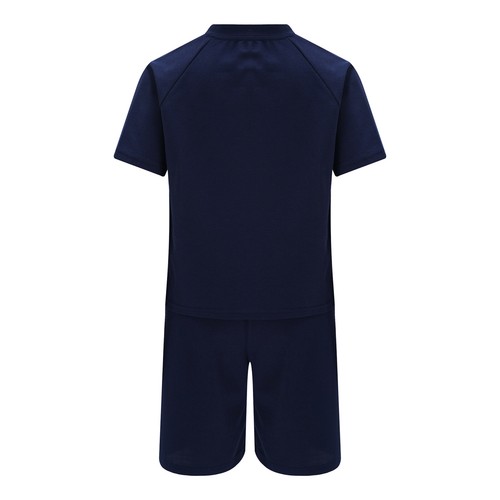 Conjunto de chándal suelto de camiseta y pantalones cortos para niños y niñas conjunto deportivo atlético - Imagen 38 de 50