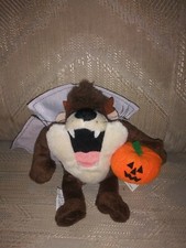 Looney Tunes Year October Taz Trick Or Treat Plush Halloween NWT 5" Tasmanian...