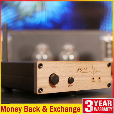 MS-D1 Bluetooth DAC HiFi Audio Decoder+Pure Solid Wood Panel for SBC/ACC/APTX