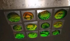 Vintage Sticker Lot 3D Holographic Sticker Mods Mix VTG RARE Laser Polaroid