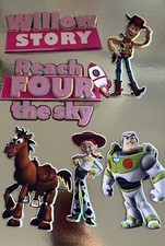 Toy Story Pink Cake Topper - Name and Age Personalized