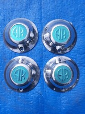 American Racing Wheel Aluminum Center Caps  6 38 Dia. New Set