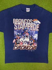 1999 Denver Broncos - Stampede - Vintage NFL Player T-Shirt XL 