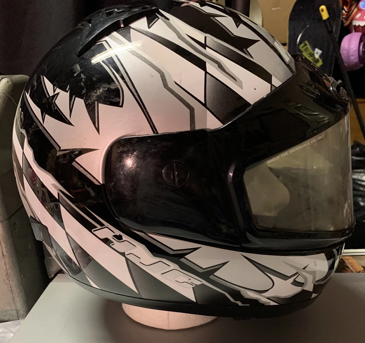 HJC Helmet SNELL M95 DOT SNOWMOBILE visor CL11. Great Condition eBay