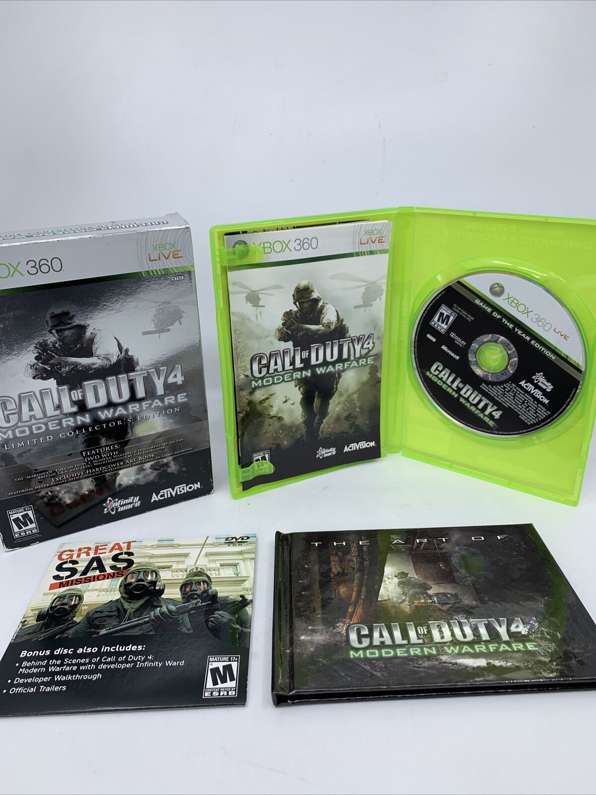 Call of Duty 4: Modern Warfare 2007 Video Games for sale