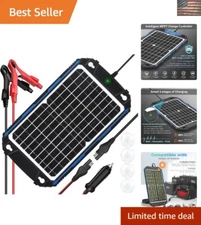 Advanced 12W Solar Battery Maintainer - Waterproof & Eco-Friendly Solution