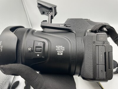 Excellent Nikon Coolpix P1000 Wide Angle Digital Camera Black From