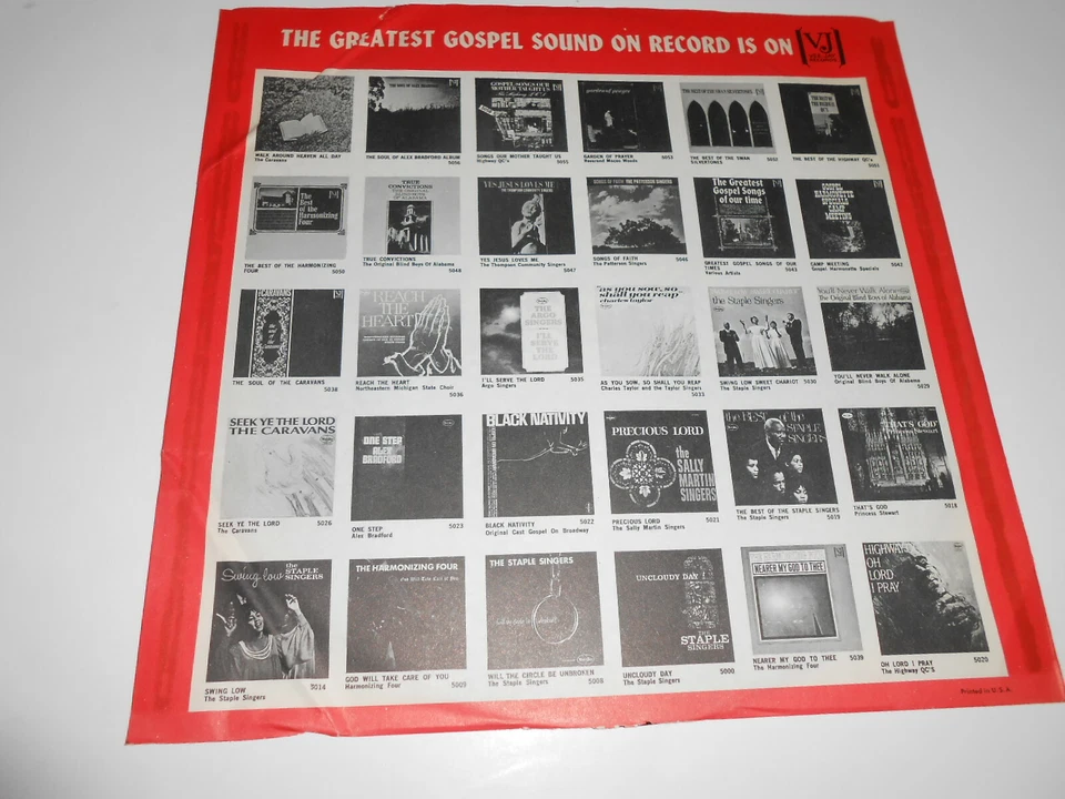 HIGHWAY QC «+SAM COOKEGOSPEL ПЕСНИ НАША МАТЬ УЧИЛА НАС» ОБЛОЖКА VG/LP 1-M-, VG  - Изображение 4 из 4