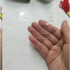 Embroidery Thread Haven: 20pcs Clear Acrylic Floss Drops for Effortless Floss Or