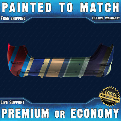 NEW Painted To Match Rear Bumper Fascia for 2020-2025 Nissan Sentra S SV w/ Park