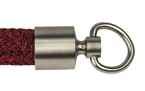 Morsetto In Ottone Per Corrimano Con Anello - Supporto Per Corde E Barche - Foto 3