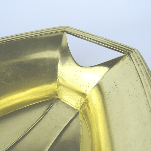 Jugendstil WMF Cake Basket Brass Bowl German Secessionist Centerpiece ca 1910 - Picture 6 of 11