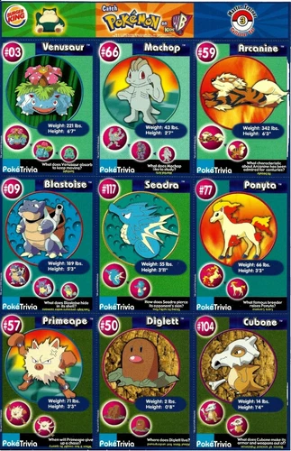 Burger King Trading Card Games