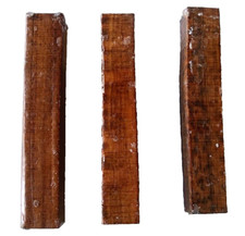Pack of 3, Snakewood Pen Turning wood Blanks Square wood Blocks 3/4" x 5"