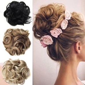 Wig Bun Hair Piece Scrunchy Fashion Fake Hair Styling Hair Donut
