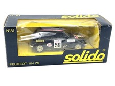 PEUGEOT 104 ZS N.81 SOLID BLACK 1:43 SCALE NEW OLD STOCK# NIB B