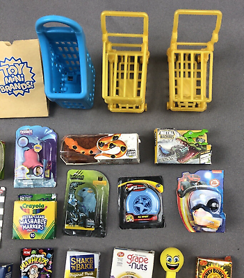 Lot of 37 Pieces Zuru Mini Brands Name Brand Miniature Toys Lot of 37 Pieces Zuru Mini Brands Name Brand Miniature Toys