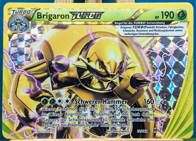 POKEMON - Turbostart - Brigaron TURBO - 12/162 - deutsch