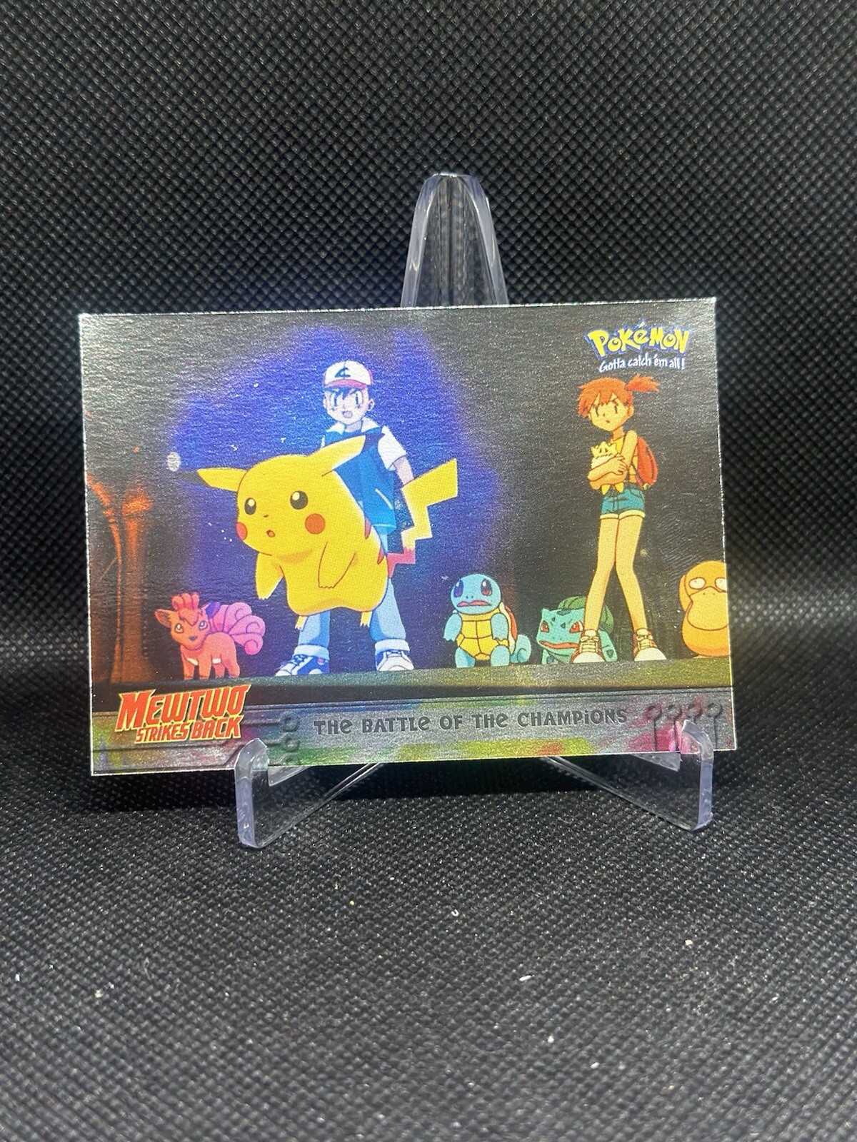 Pokémon (foil)  The Battle of the Champions Pokemon Topps Mewtwo Strikes Back 25