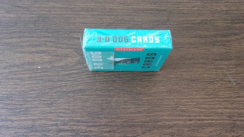 NUEVO EN CAJA Tarjetas de Juego Selladas 3D para Perros Efectos Especiales Poker Tamaño Kikkerland - Imagen 5 de 7