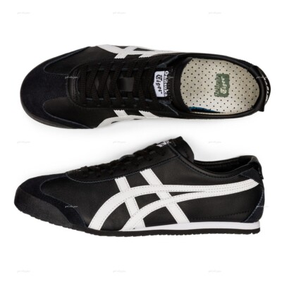 NEW Onitsuka Tiger MEXICO 66 1183C102 001 BLACK WHITE