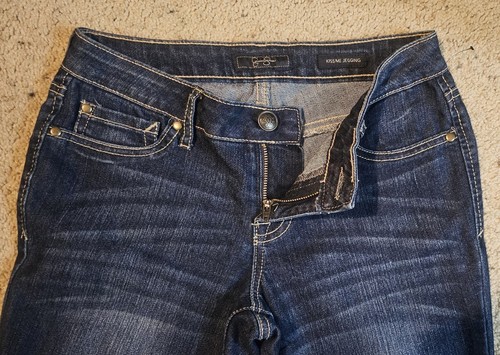 Jessica Simpson Kiss Me Jegging Jeans Size 26 Regular Blue Medium Wash Denim - Picture 7 of 11