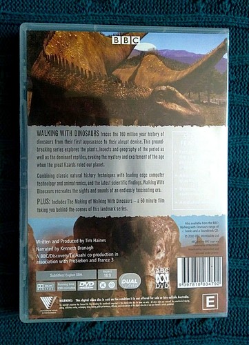 WALKING WITH DINOSAURS – DVD, 2-DISC SET-R-4- LIKE NEW-FREE POST IN AUSTRALIA - Picture 2 of 2