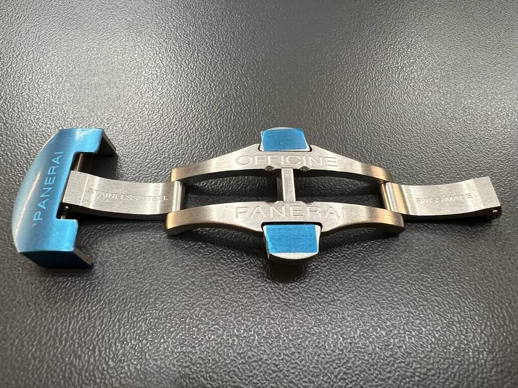 Original Panerai Kit Box+Deployant Clasp- Chiusura Deployante Ref