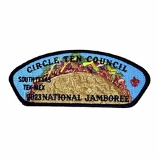 BSA JSP PATCH CIRCLE TEN COUNCIL 2023 NATIONAL JAMBOREE SOUTH TEXAS TEX-MEX TACO