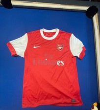 Fc Arsenal Home Shirt, 2010/2011, Printed:Fabregas Number 4, Good Condition, L