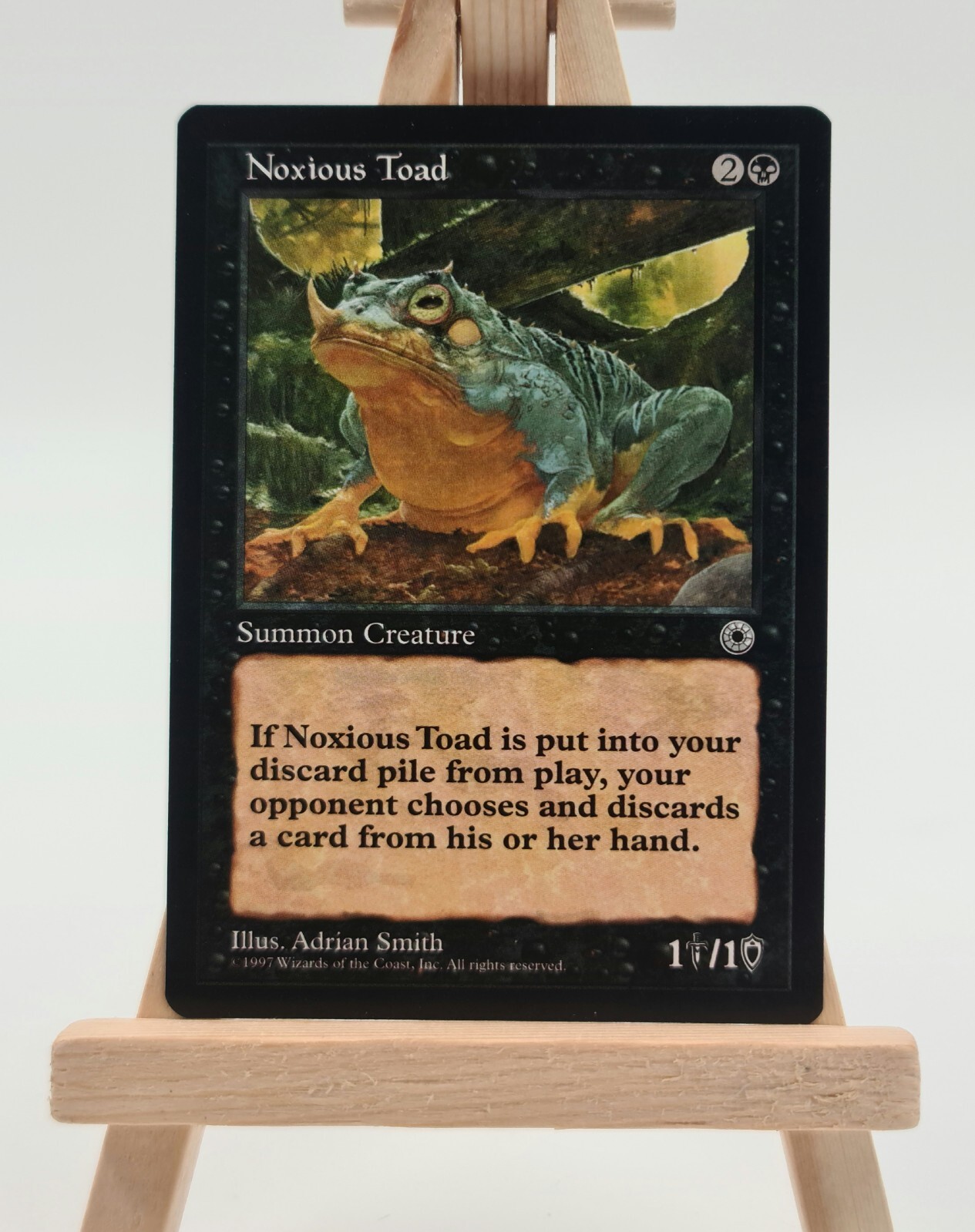Noxious Toad Portal 1 Magic Card MTG English (Parasiting Toad)