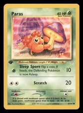 Paras 47/64 1st Edition Neo Revelation 2001 Pokemon