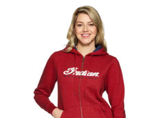 Indian Motorcycle Women's USA Flag Hoodie Red 2864949