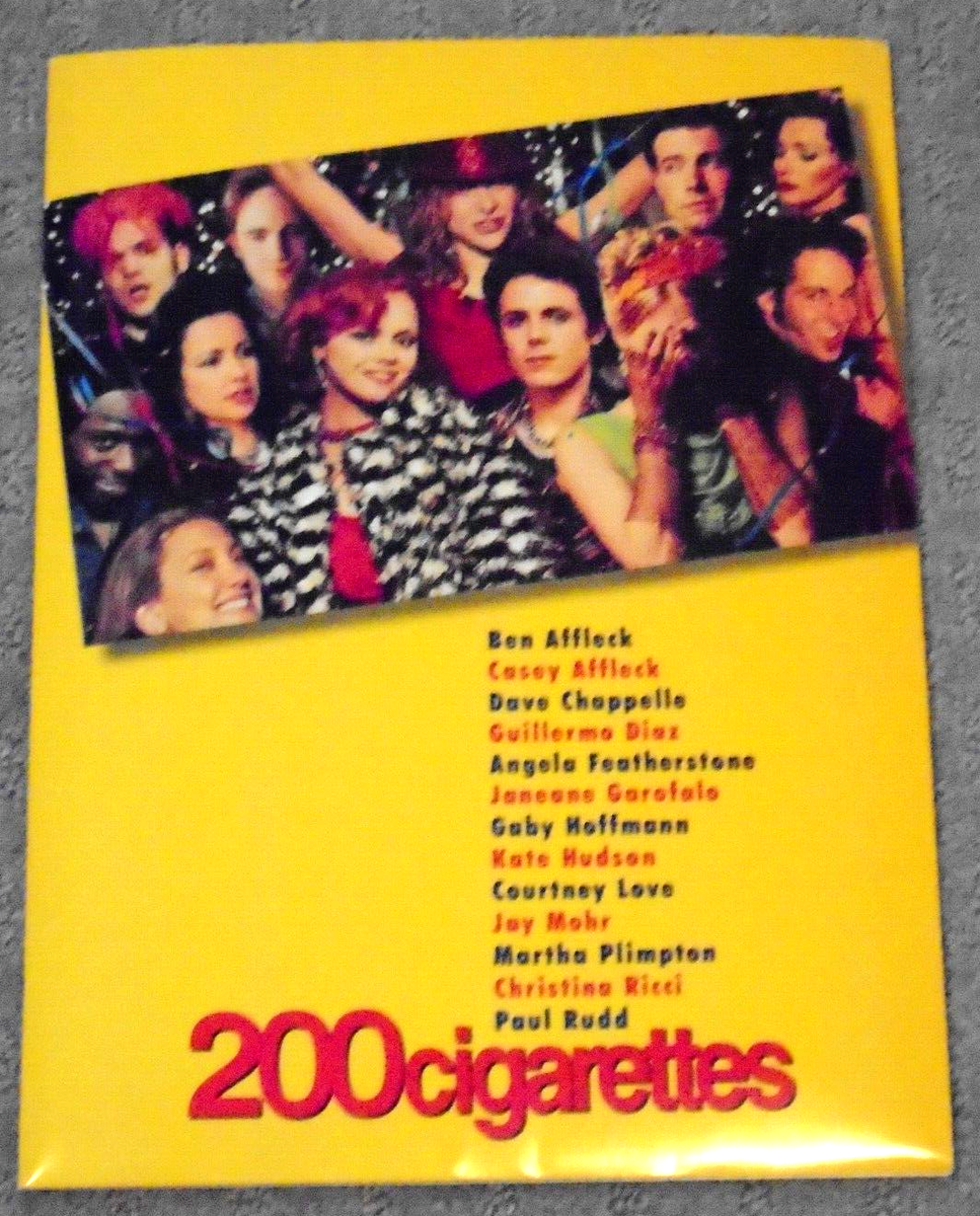 200 Cigarettes 1999 RARE Original Complete Movie PRESS KIT Near Mint