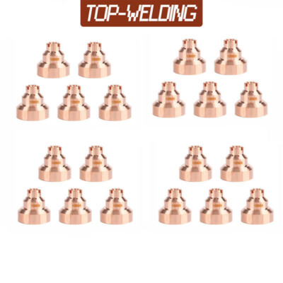 29 Plasma Hand Shield Cap – Copper Nozzle Accessories For 1250 Plasma Cutting Torch (5-Pack)
