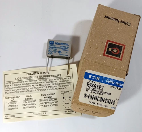 1 NEW EATON C320TS1 FREEDOM SERIES A1 COIL TRANSIENT SUPPRESSOR NIB *MAKE OFFER*