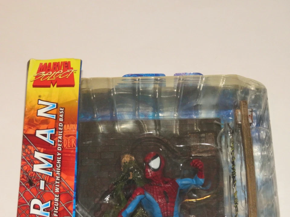 MARVEL SELECT ULTIMATE SPIDER-MAN LACRADO NOVO NA CAIXA! FIGURA FECHADA EM PERFEITO ESTADO! Lendas! - Imagem 3 de 4