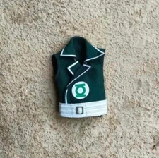 PB-GRLN-VST: Fabric green vest & White Belt for McFarlane Green Lantern