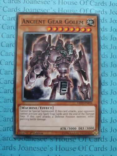 Ancient Gear Golem LV5 LED2-EN034 Yu-Gi-Oh Card 1st Edition New - Picture 1 of 4