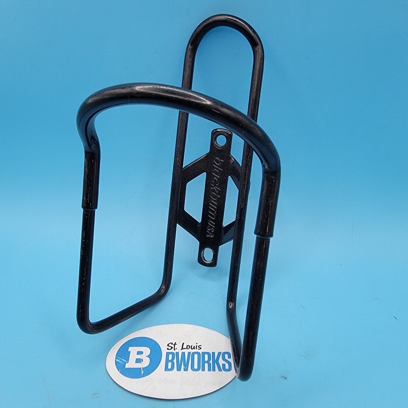 Vintage Blackburn USA Water Bottle Cage Tubular Alloy Black  l30