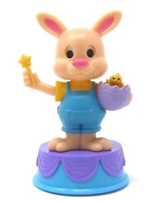 New Solar Powered Dancing Easter Bunny with Chick in  Egg 