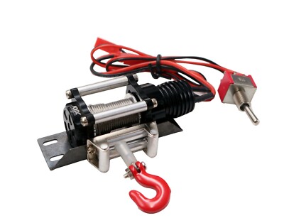 KYX  RC Car Electronic CNC Machined Winch for Traxxas TRX-4 Axial SCX10 II SCX10