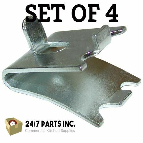 Replacement for True Refrigerator / Freezer Shelf Clip - Set of 4  
