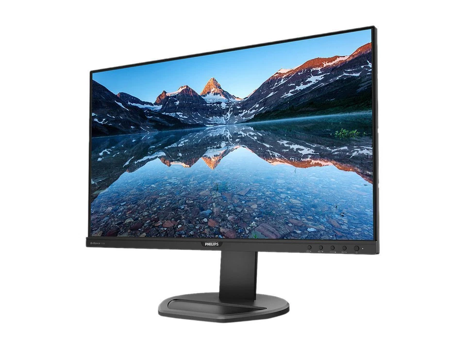 PHILIPS 241B8QJEB 24" Frameless Monitor, Full HD IPS, USB 3.0 hub, Built-in Spea - Image 2 of 4