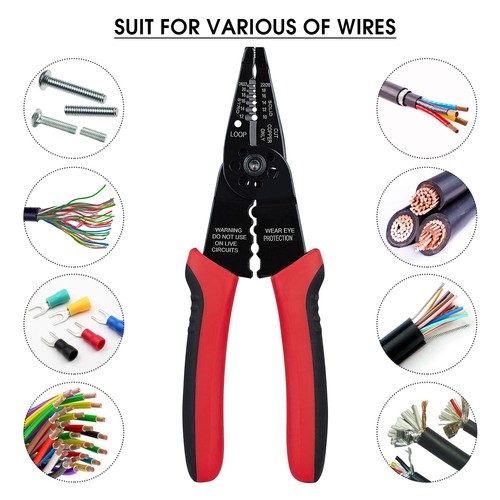 WG-015 Professional crimping tool / WGGE Multi-Tool Wire Stripper-Cutter-Crimper - Picture 6 of 7