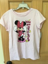 NWT Disney Store Minnie Mouse Girls T Shirt Tee Top Pink many sizes